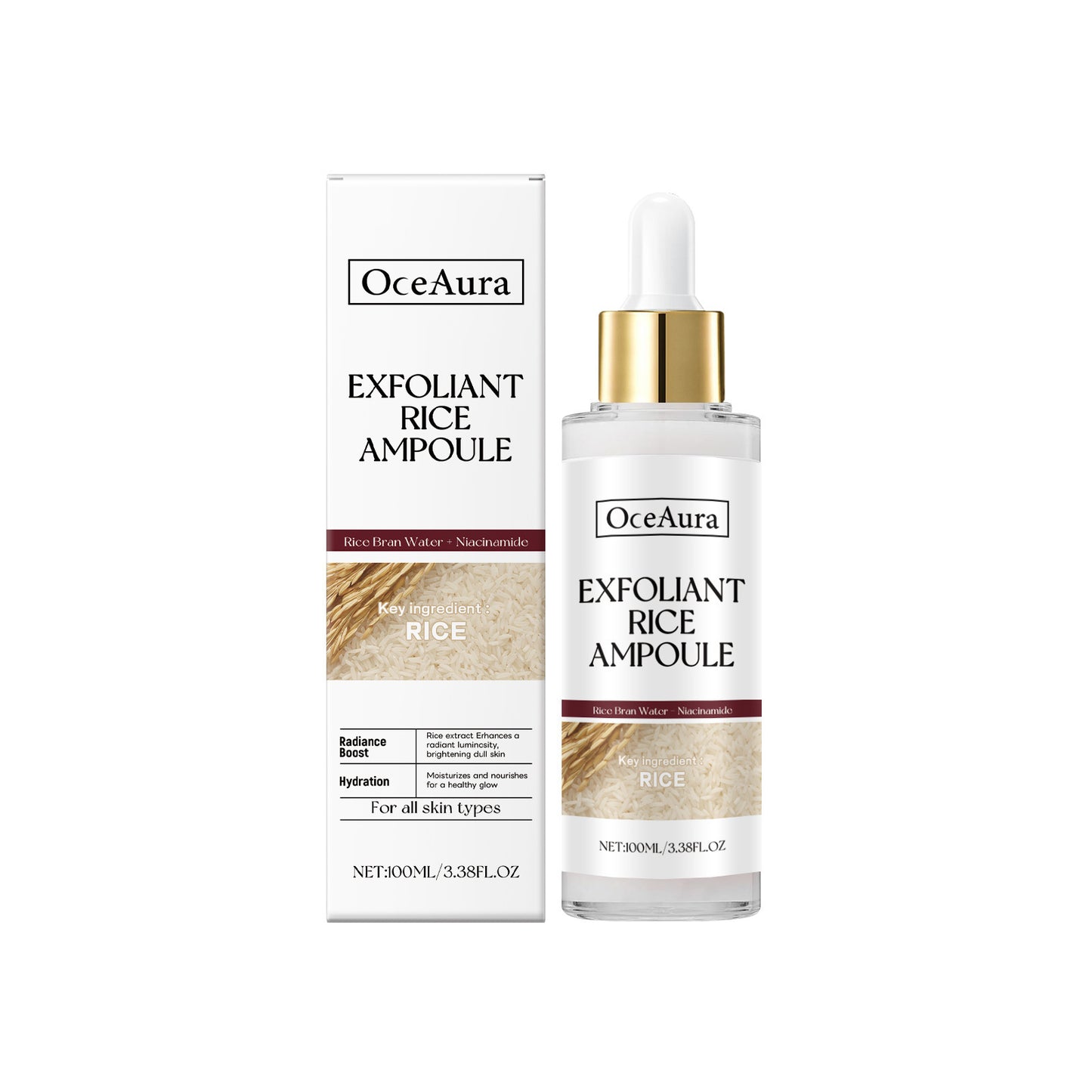 Rice Exfoliating Essence for Facial Care