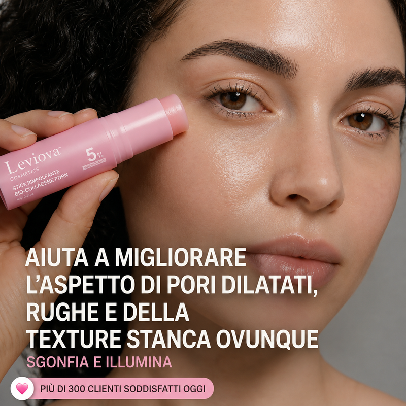 LEVIOVA™- Stick Rimpolpante al Biocollagene PDRN