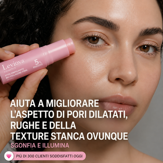 LEVIOVA™- Stick Rimpolpante al Biocollagene PDRN