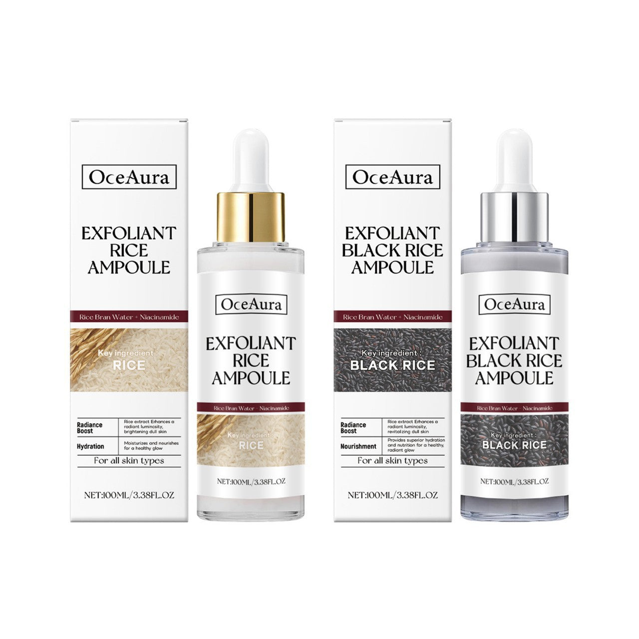 Rice Exfoliating Essence for Facial Care