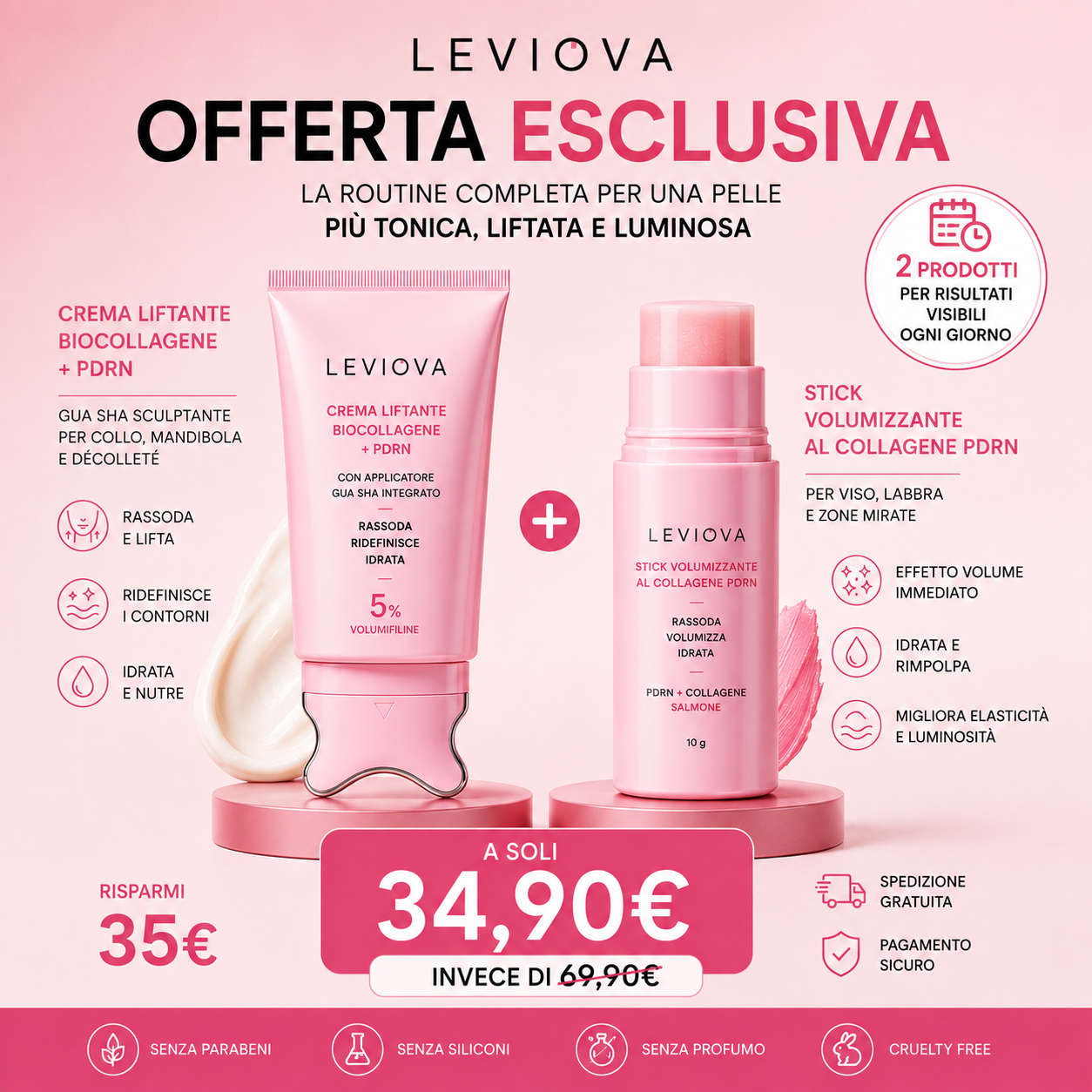 CREMA GUA SHA LIFTANTE AL BIOCOLLAGENE + PDRN